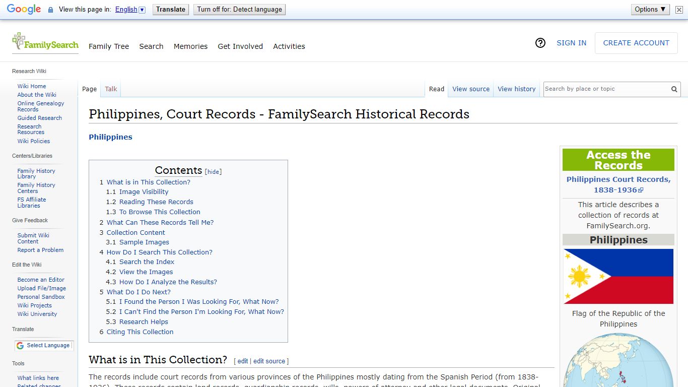 Philippines, Court Records - FamilySearch Historical ...